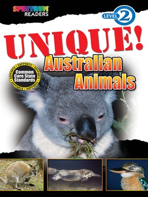 cover image of UNIQUE! Australian Animals